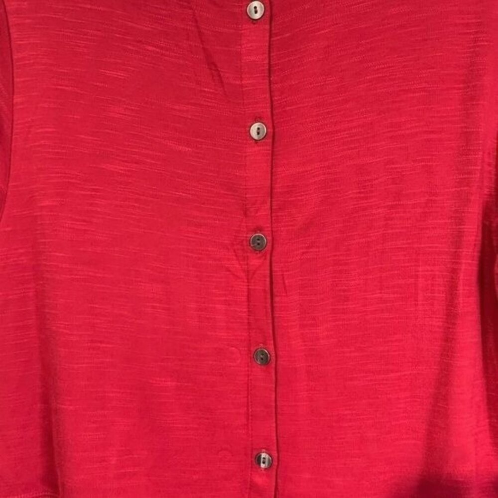 J. Jill Women’s Small Petite Shift Sangria Dress Red Minimalist Quiet Luxury - Picture 8 of 12